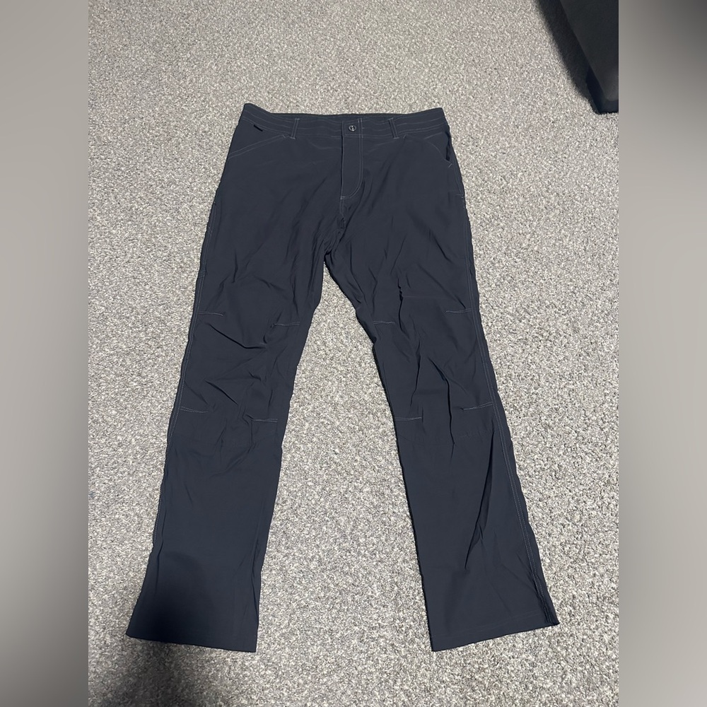 KUHL Men's Renegade Afire High Performance Chino Pant In Dark Grey 38x34 (A10)
